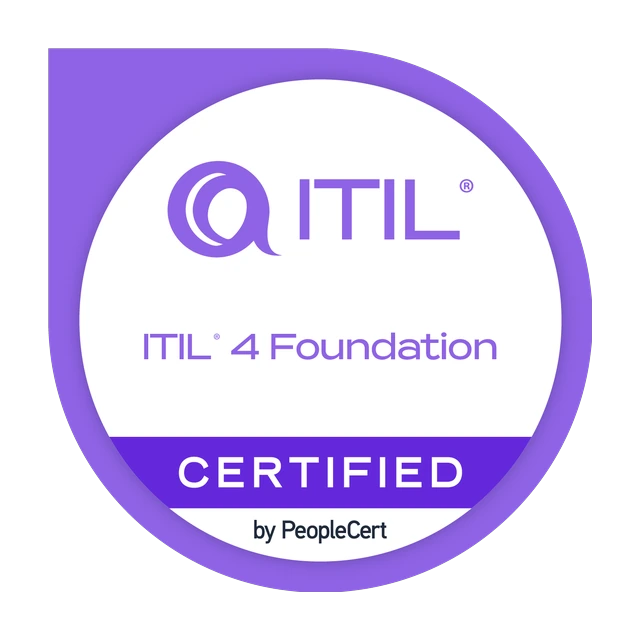 Certificación ITIL 4 Foundation por PeopleCert