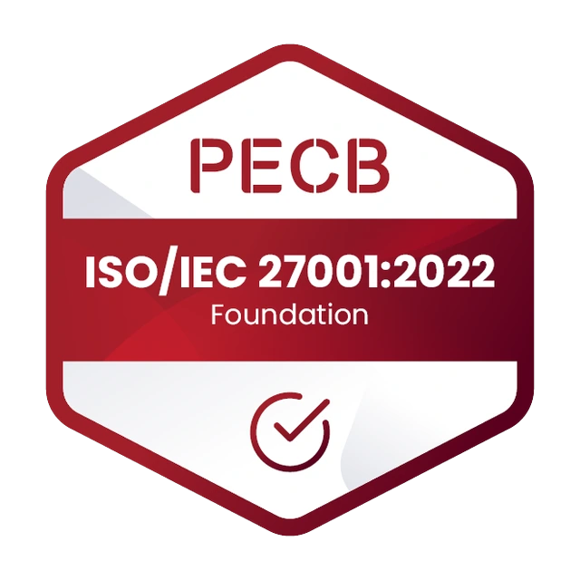 Certificación ISO/IEC 27001:2022 Foundation por PECB