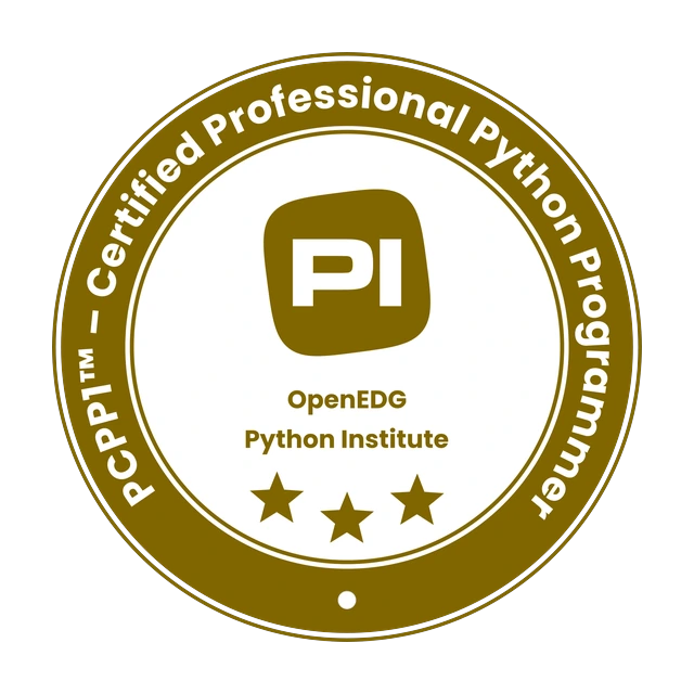 Certificación PCPP1 – Certified Professional in Python Programming